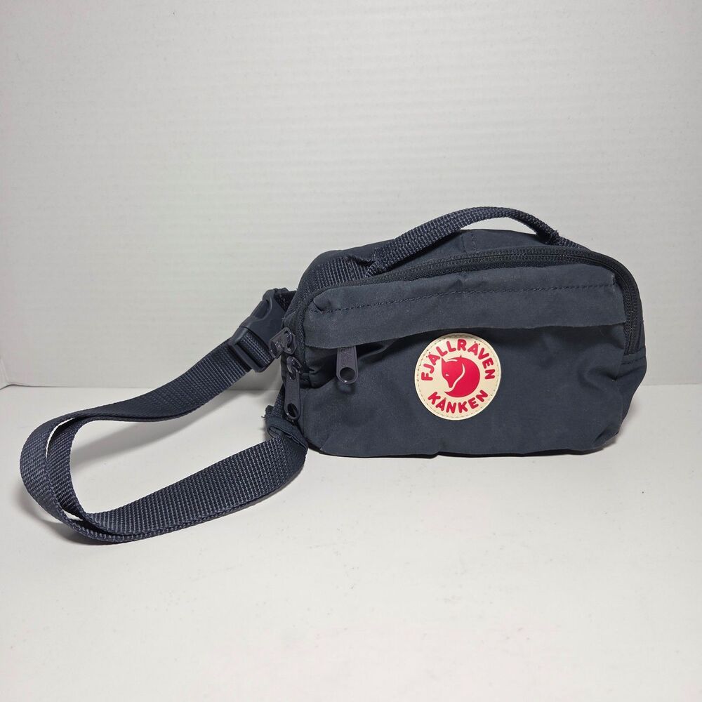 Fjallraven Kanken Hip Pack Navy Blue Fanny Pack Crossbody Waist Bag Gorpcore